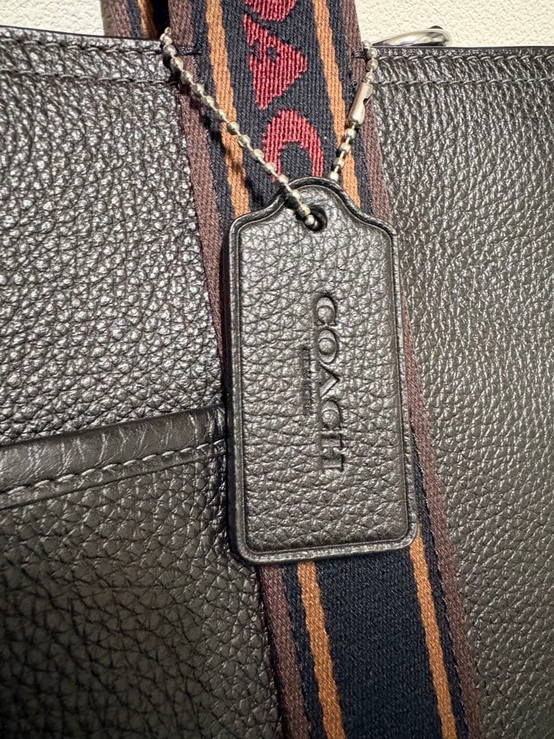 超美品コーチ COACH スミストート 2way レザー ルダーバッグ 黒