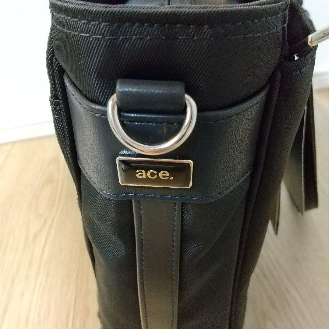 【新品 未使用】エース ビエナ2 ブラック トートバッグ 39×28×11cm