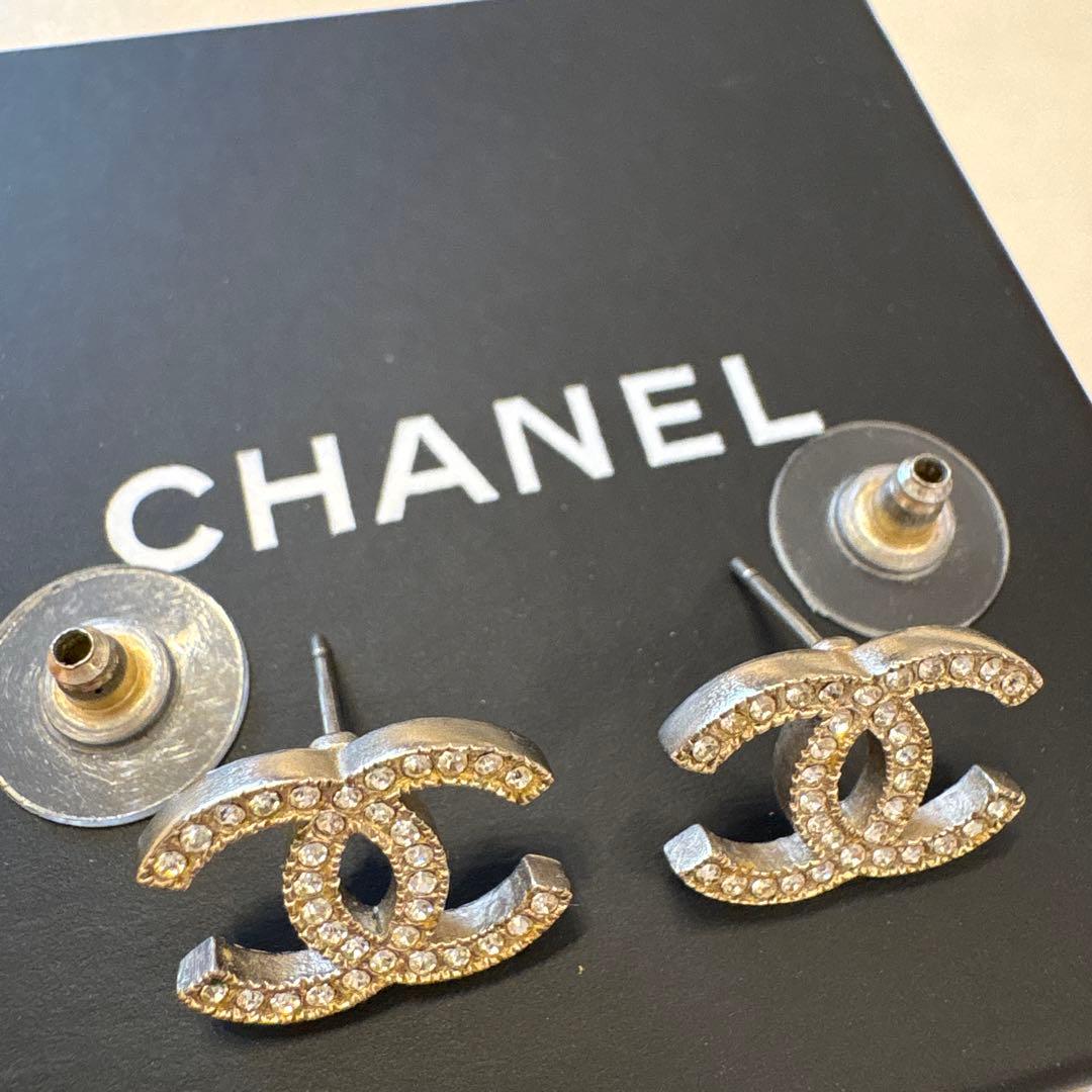 お値下げ　CHANEL CCマーク　ロゴピアス