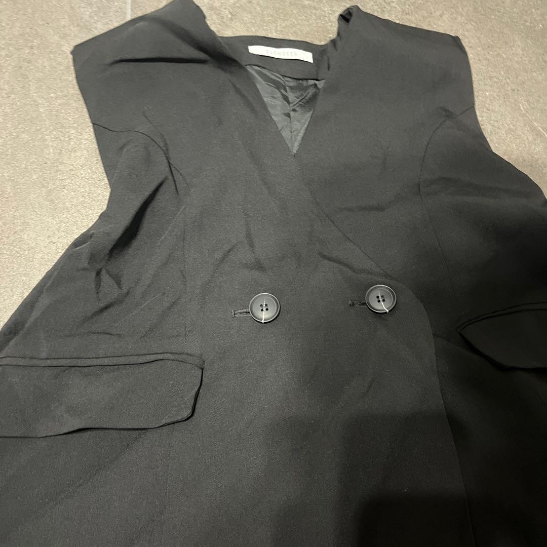 ELENDEEK コンビネーションジレワンピース