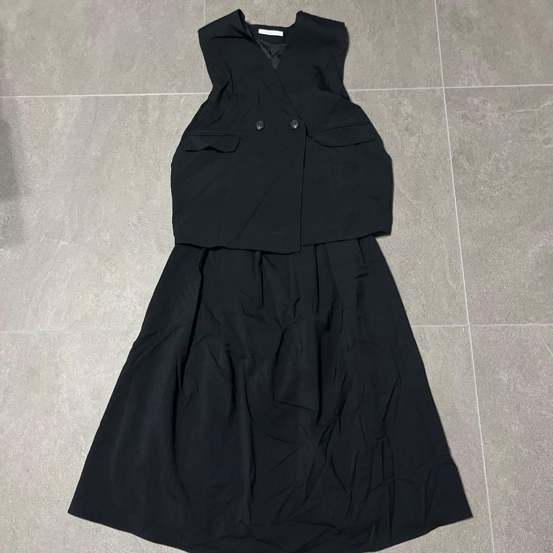 ELENDEEK コンビネーションジレワンピース