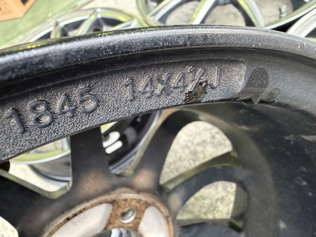 軽自動車ホイール 14×4.5J +43 4本中古