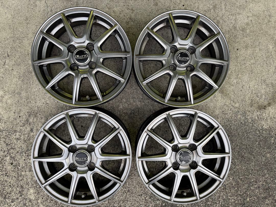 軽自動車ホイール 14×4.5J +43 4本中古