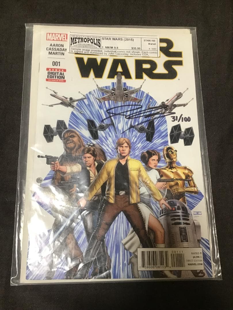 スターウォーズ (2015) #1 作家サイン入/JasonAaron　アメコミ