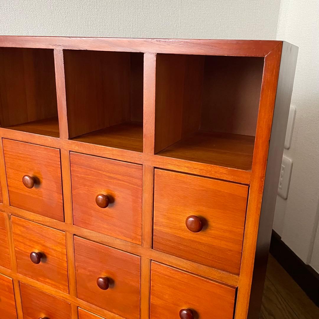 木製　チェスト　完成品　小物入れ　キャビネット　引出し　タンス　収納ボックス