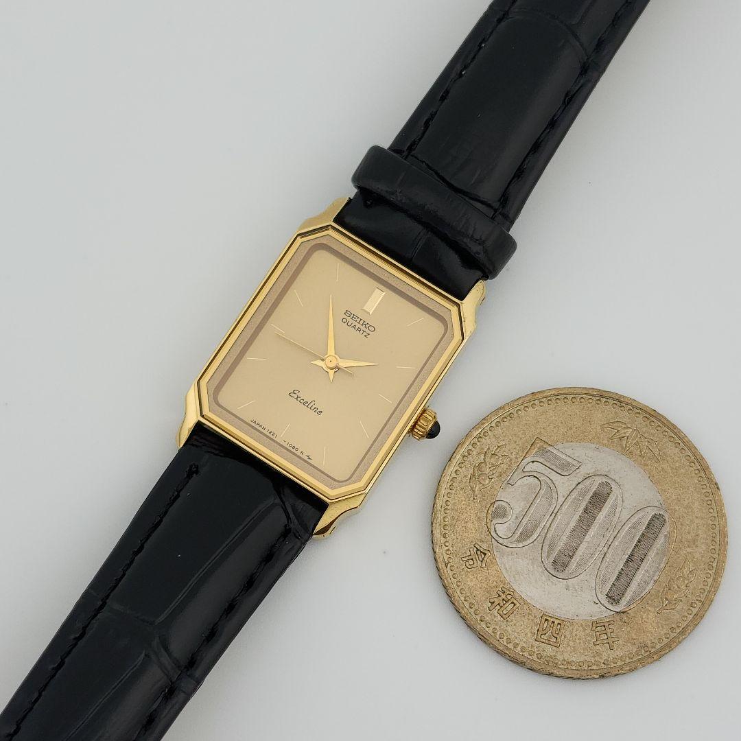 希少 美品【新品電池】 SEIKO EXCELINE 腕時計　レディース　QZ