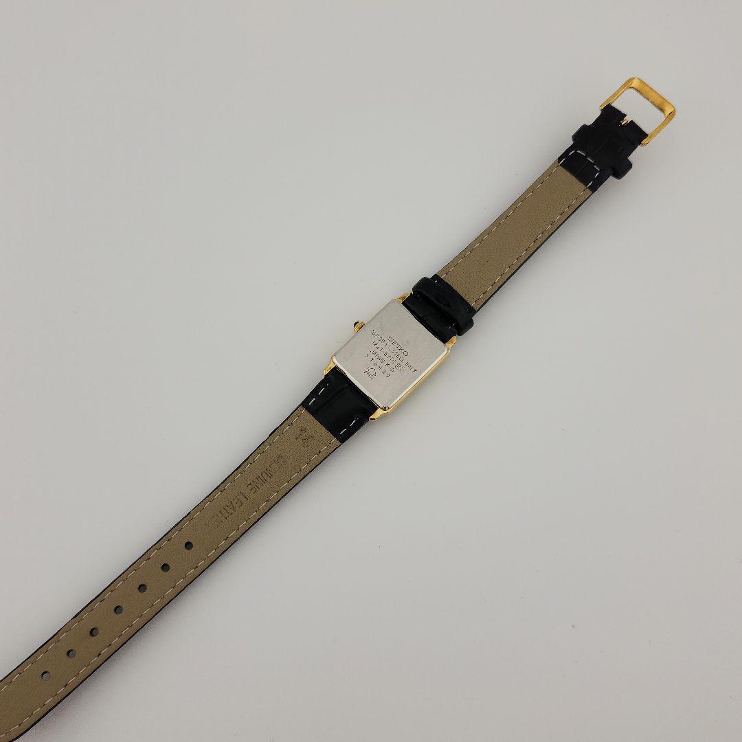 希少 美品【新品電池】 SEIKO EXCELINE 腕時計　レディース　QZ