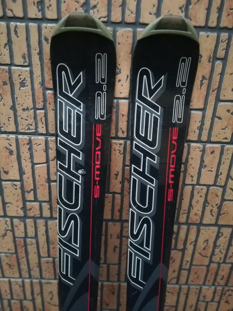 フィッシャー　スキー板160cm+ビンディング+プレート