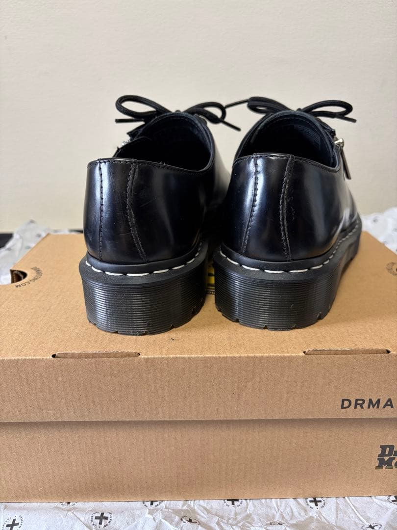 Dr.Martens ZIP BEX ホワイトステッチ 3ホールシューズ