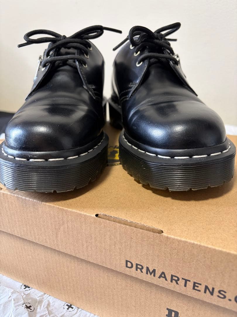 Dr.Martens ZIP BEX ホワイトステッチ 3ホールシューズ