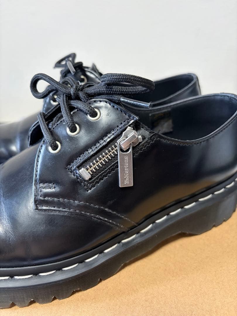 Dr.Martens ZIP BEX ホワイトステッチ 3ホールシューズ
