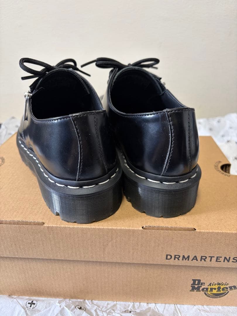 Dr.Martens ZIP BEX ホワイトステッチ 3ホールシューズ
