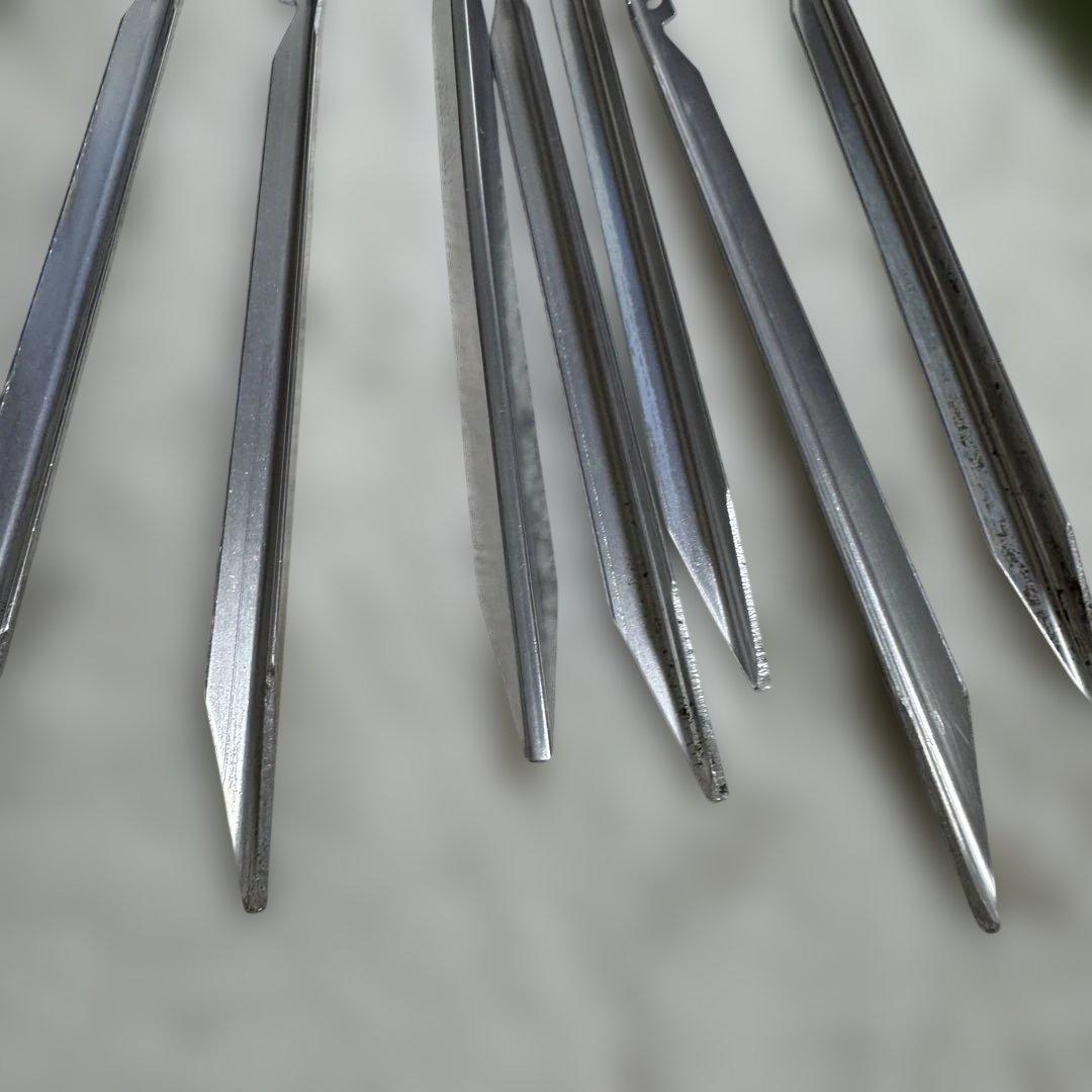 極美品モンベル　ミニタープ HX ポール2本セット　グリーン