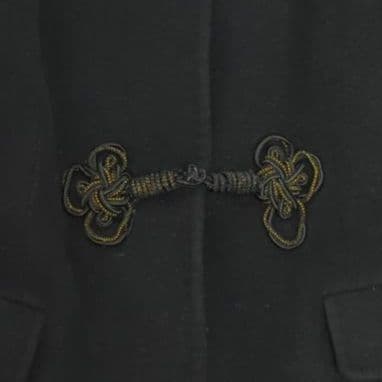 VIVIENNE TAM マオカラー ロングコート チャイナボタン アンゴラ混