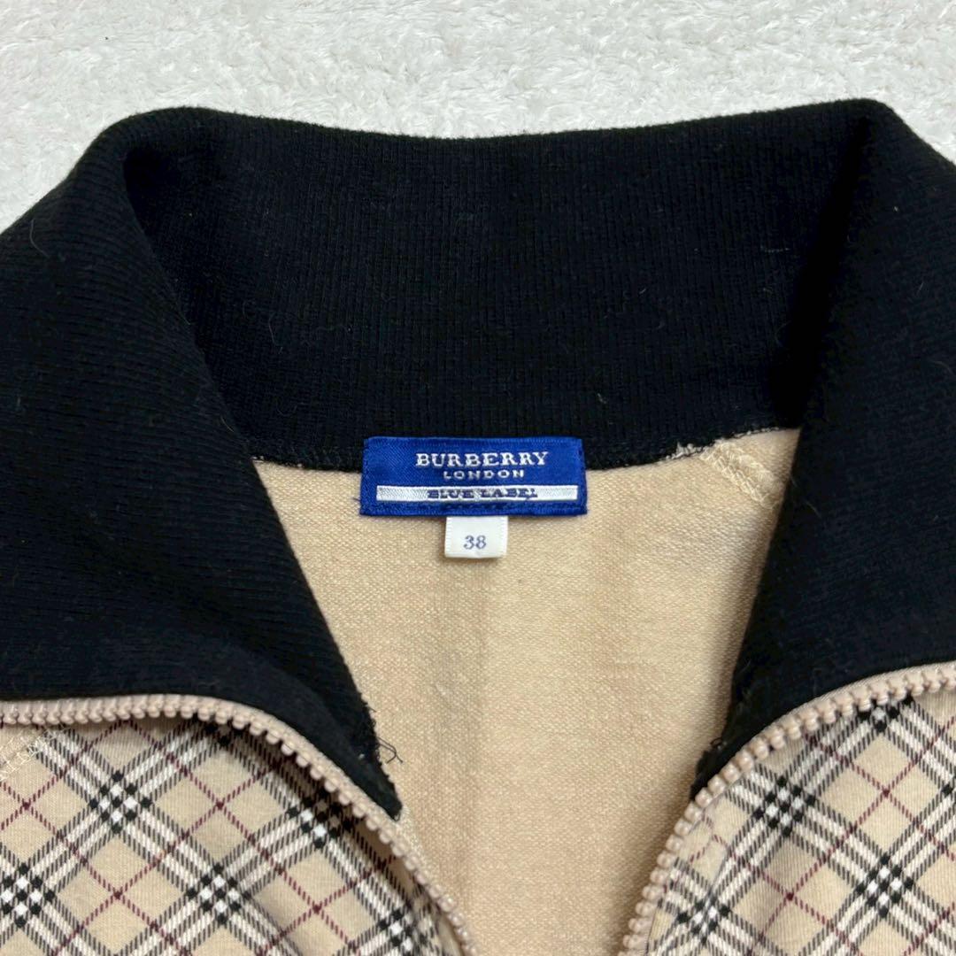 美品✨ バーバリーブルーレーベル ノバチェック トラックジャケット 38