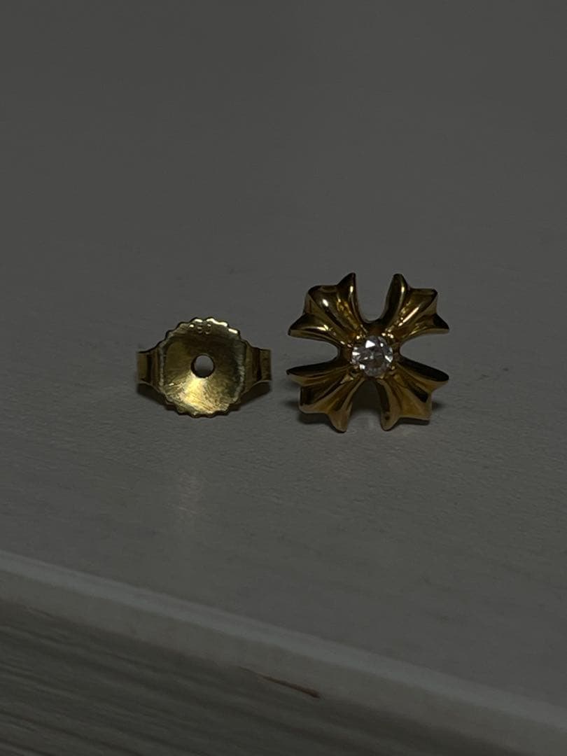 CHROME HEARTS クロムハーツ 22K CHプラス1ダイヤ ゴールド