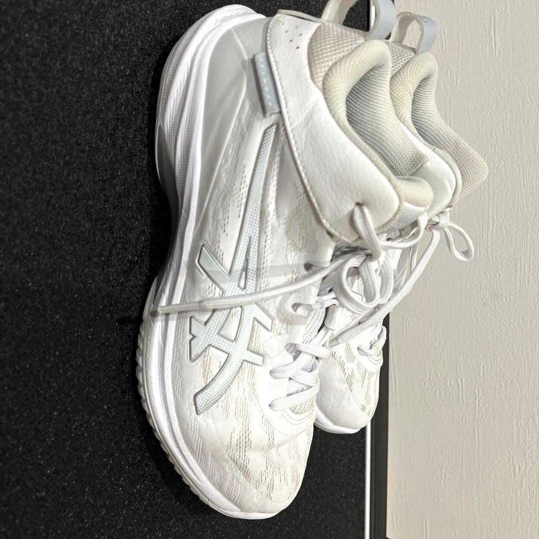 アシックス　バッシュ　25.5 GELHOOP メンズ　レディース　ホワイト