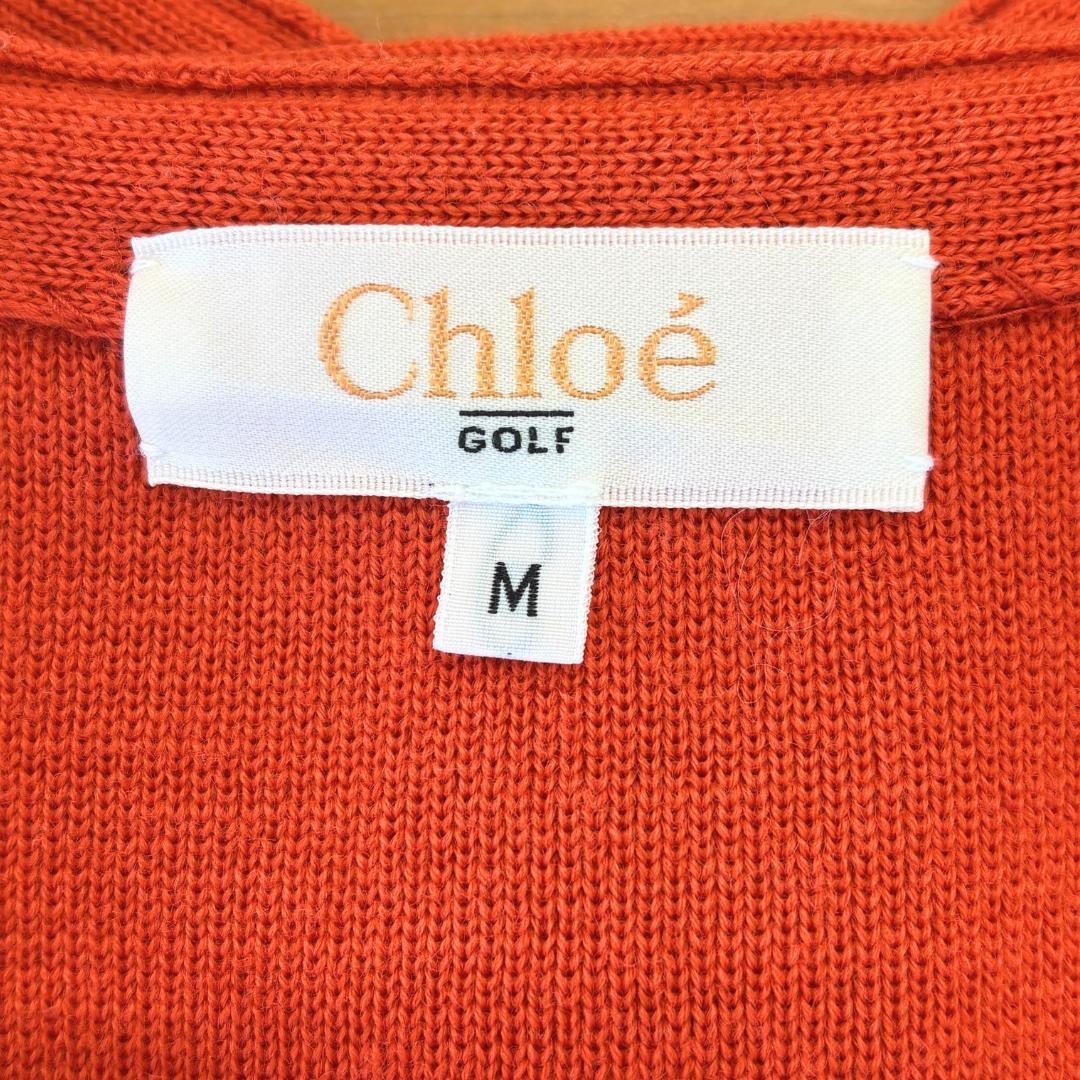 Chloe Golf クロエゴルフ 柄入りニットベスト M