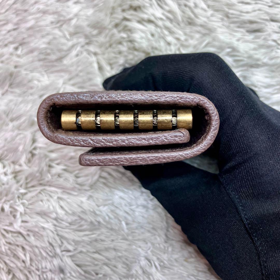 箱付き極美品✨GUCCI 6連キーケース オフディア マーモント シェリーライン