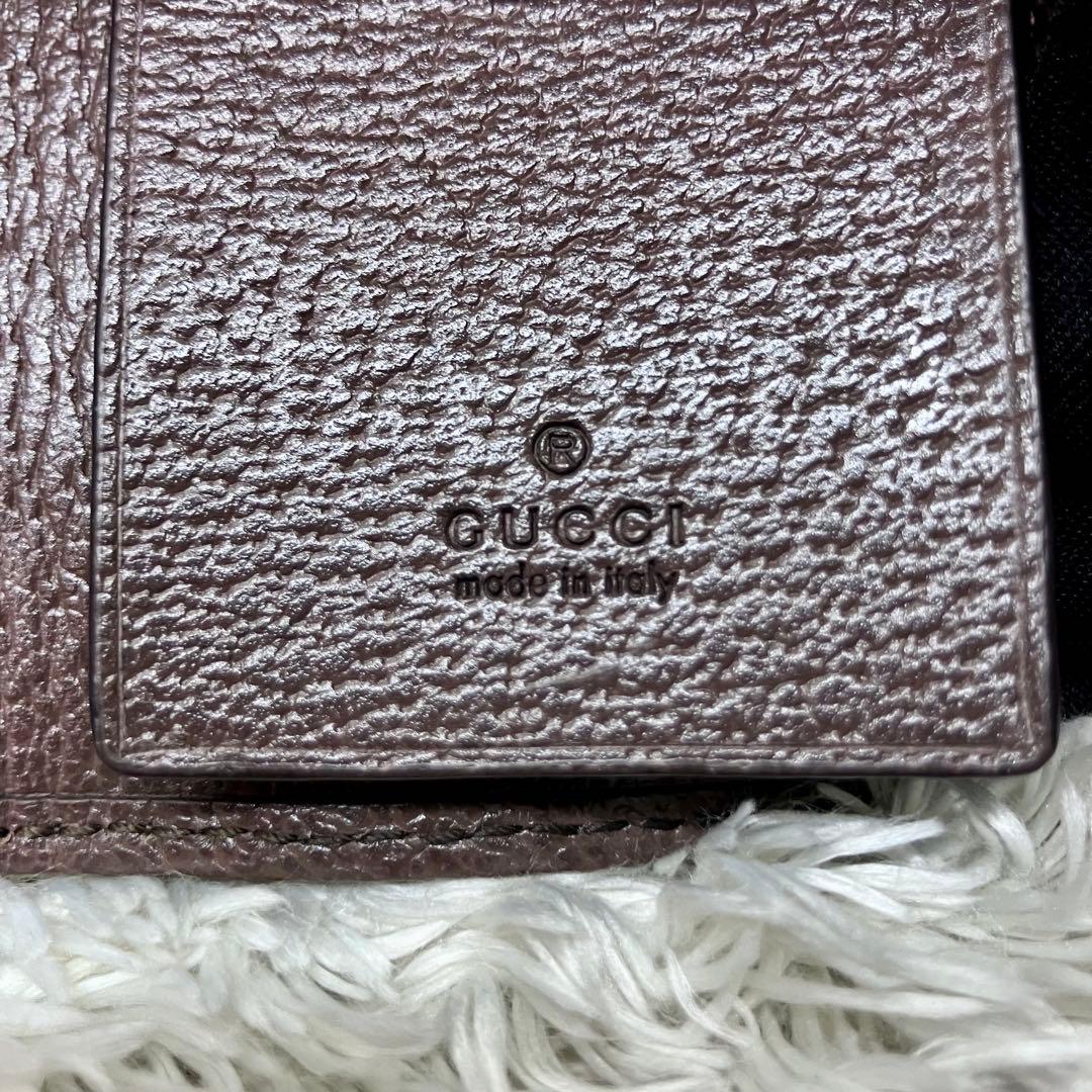 箱付き極美品✨GUCCI 6連キーケース オフディア マーモント シェリーライン