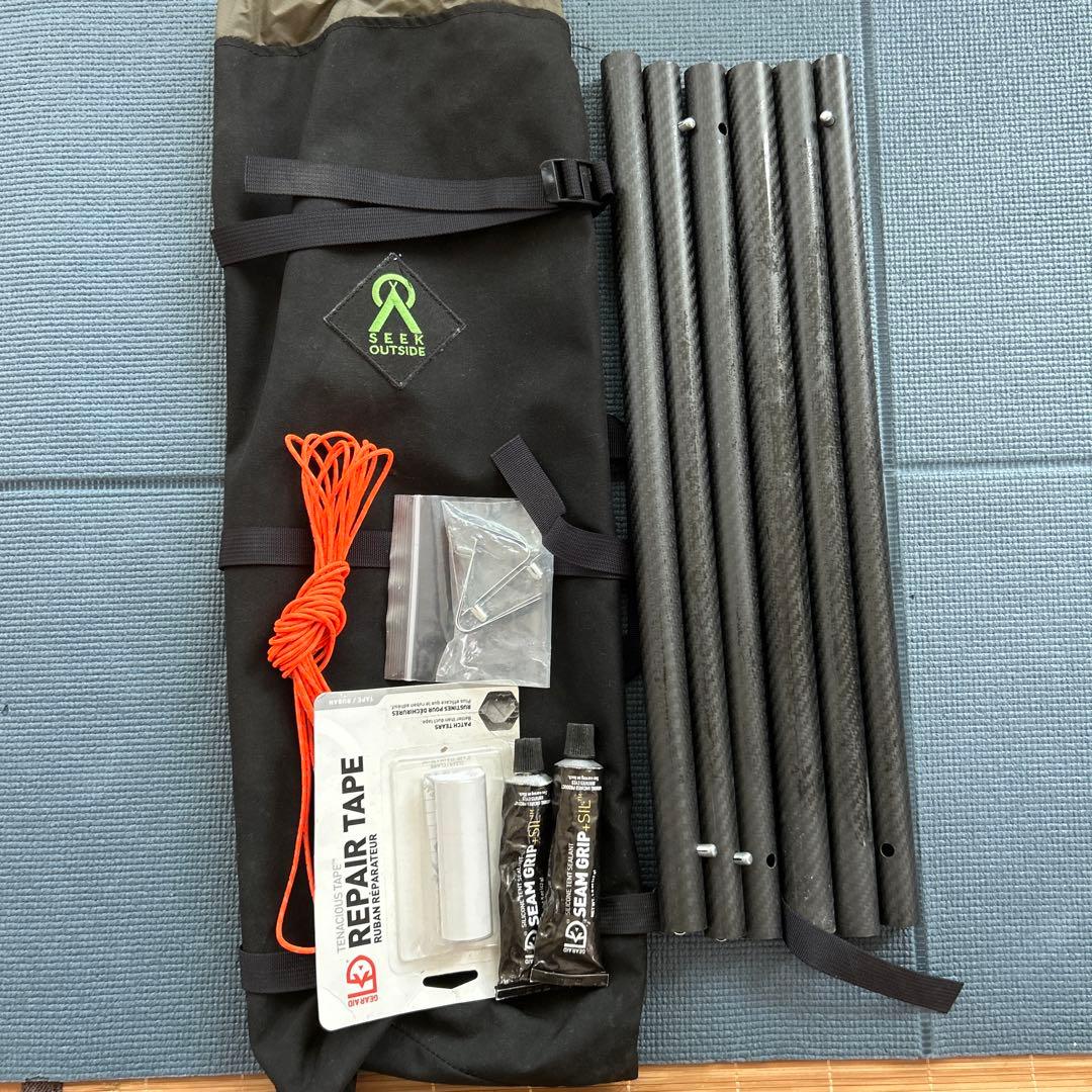 ティピーテント レッドクリフ 6人用 ワンポールテント ハイブリット 軽量