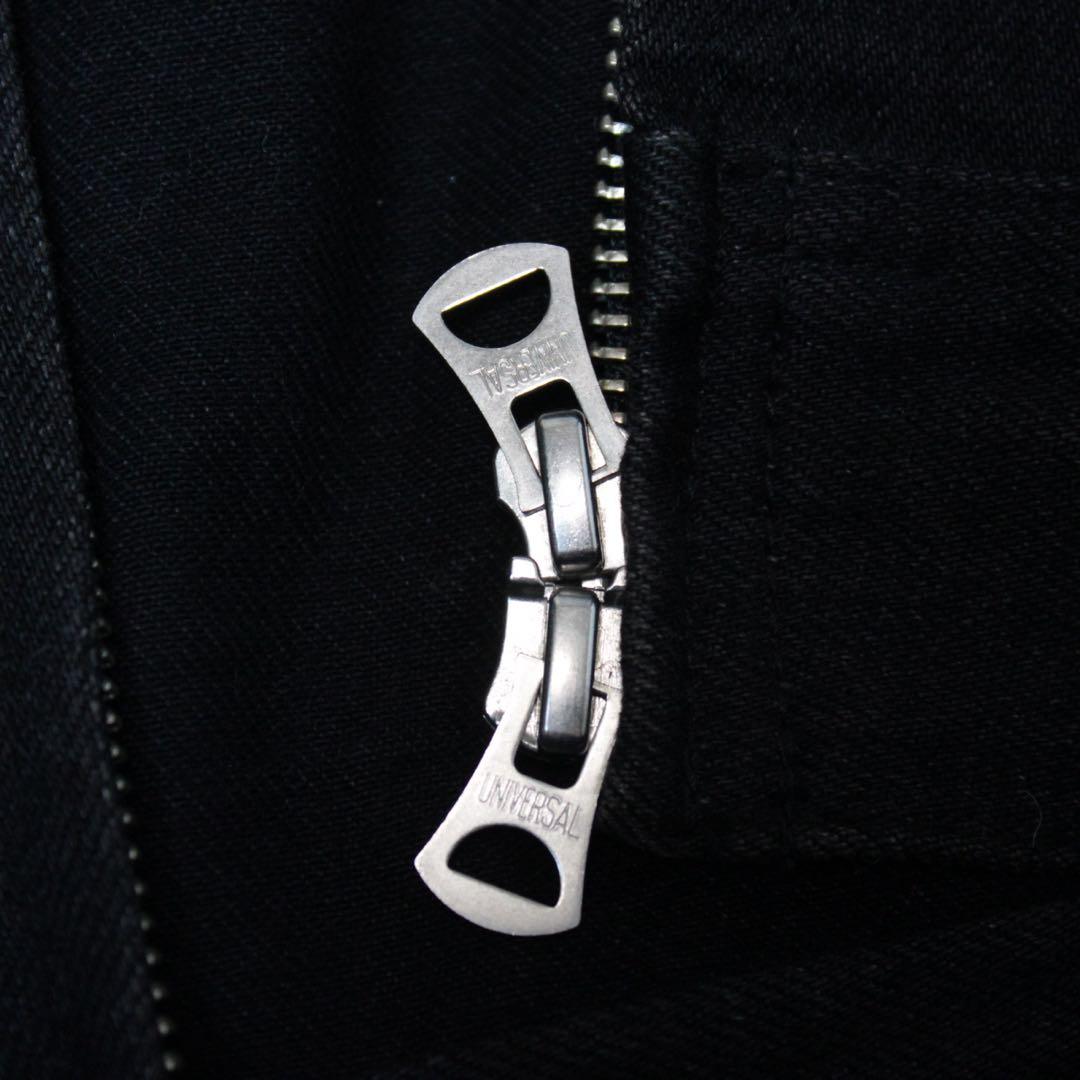 RUDE GALLERY 日本製 ホースハイド 切替トラッカージャケット 黒 4