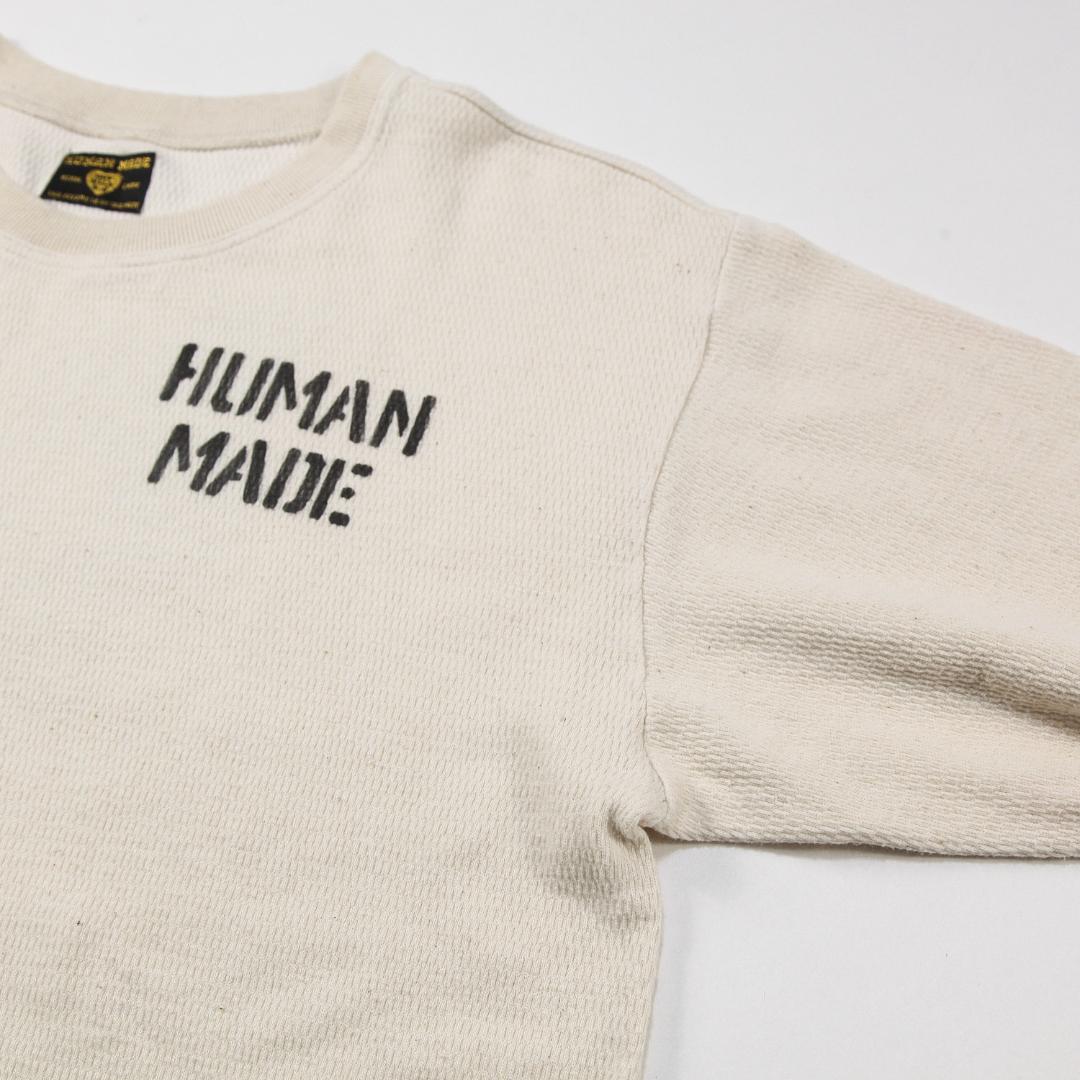 美品 HUMAN MADE 24AW サーマル ロングスリーブTシャツ XXL