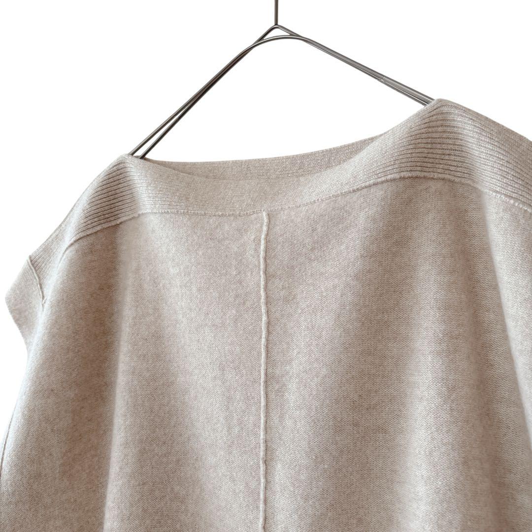 美品✨ トゥモローランド ニットベスト （F） ウール カシミヤ混 サイドボタン