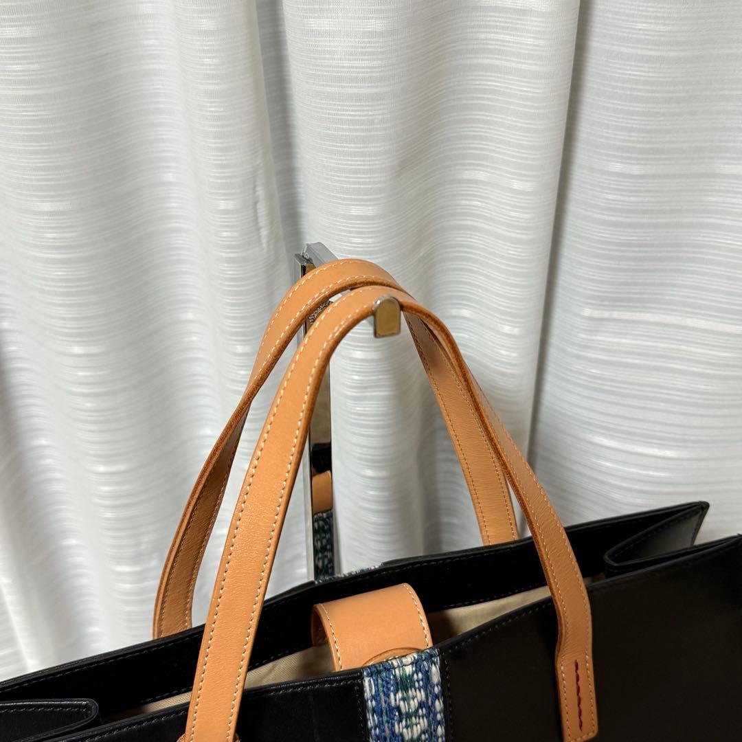 ⭐️未使用⭐️ ソメスサドル　優佳良織　ハンドバッグ　コラボバッグ　レザー　黒