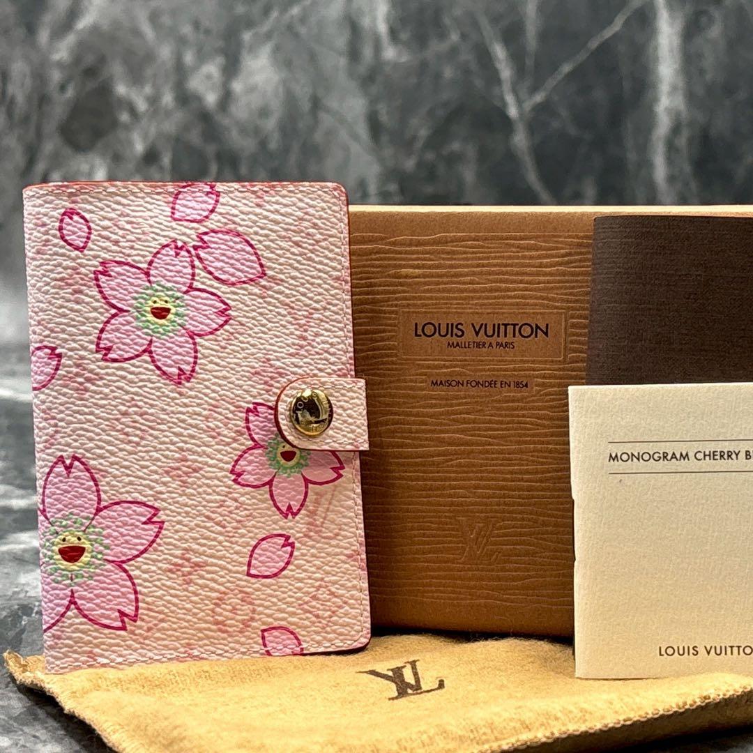 未使用級✨ レア✨ルイヴィトン 村上隆チェリーブロッサムアジェンダミニ手帳カバー
