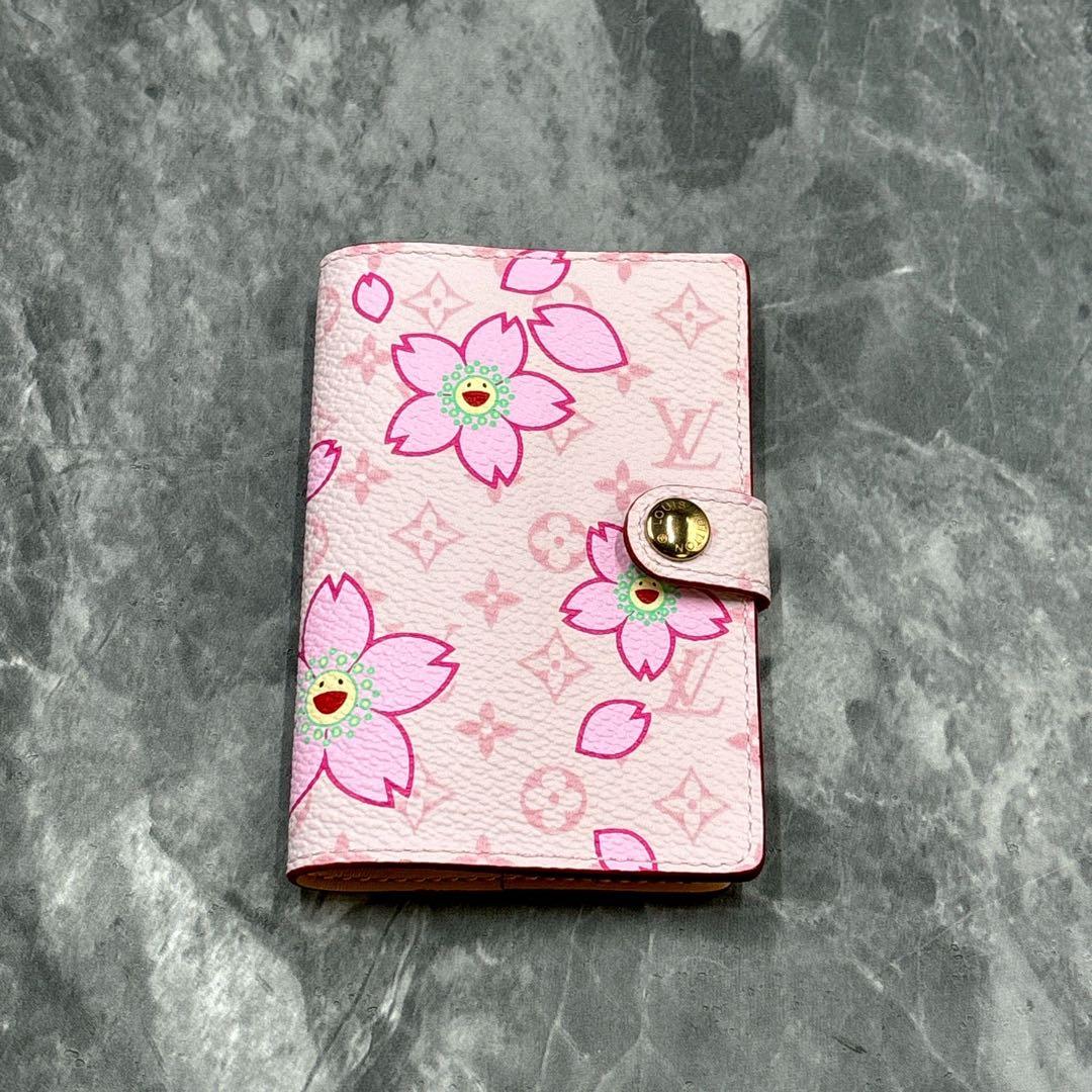 未使用級✨ レア✨ルイヴィトン 村上隆チェリーブロッサムアジェンダミニ手帳カバー
