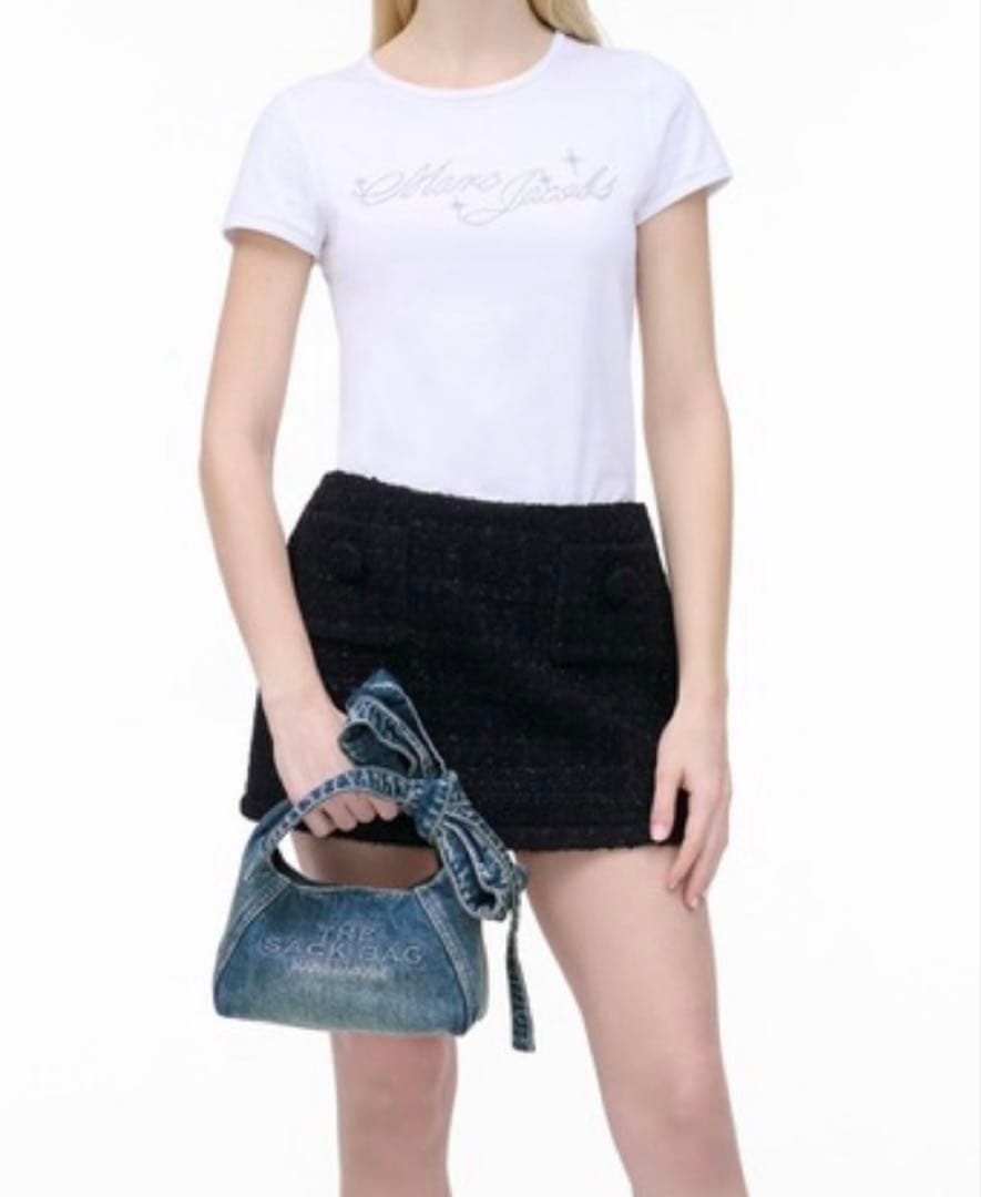 完売品　MARC JACOBS ザ ボウ デニムSACK BAG mini