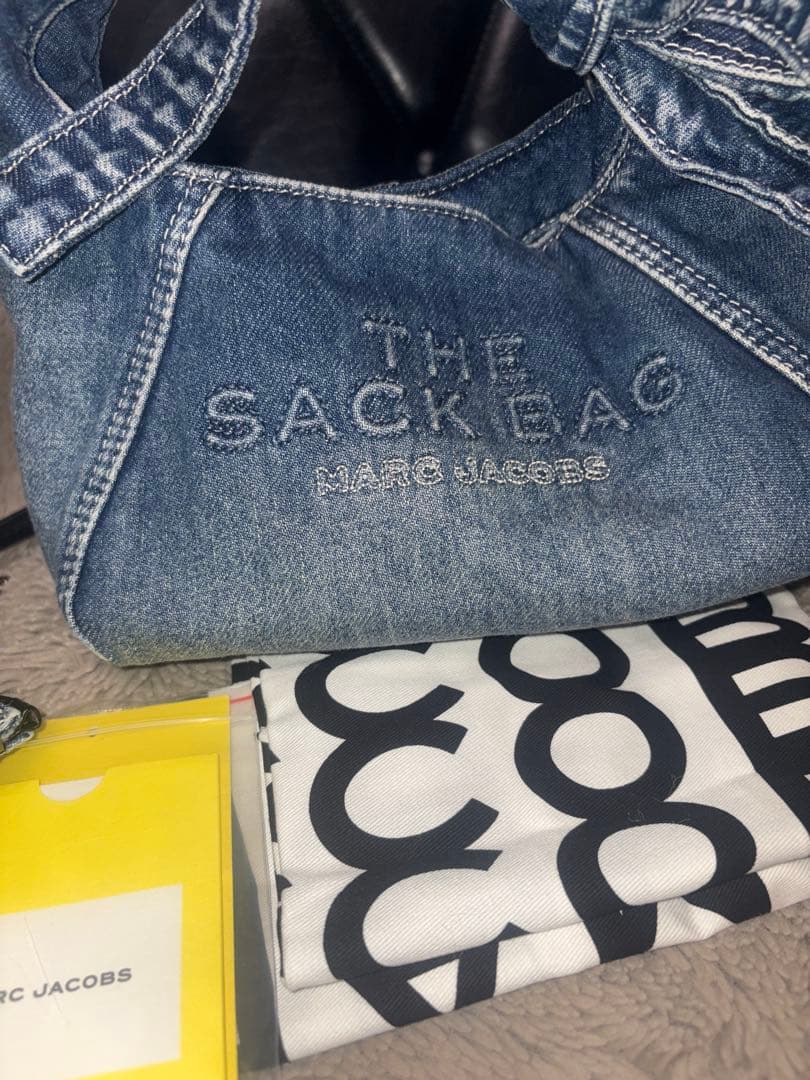 完売品　MARC JACOBS ザ ボウ デニムSACK BAG mini