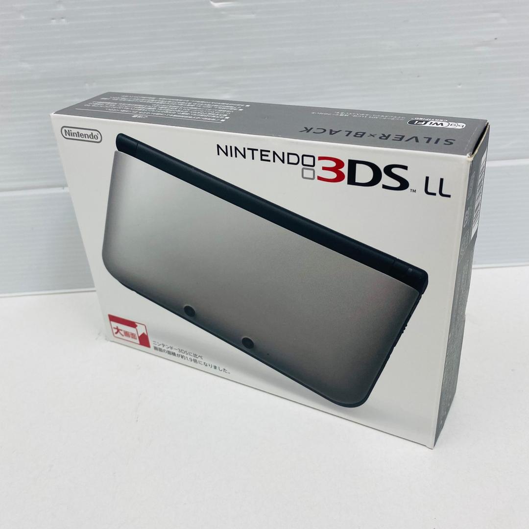 ★未使用品★ 極美品ニンテンドー3DS LLシルバーXブラック生産終了　訳