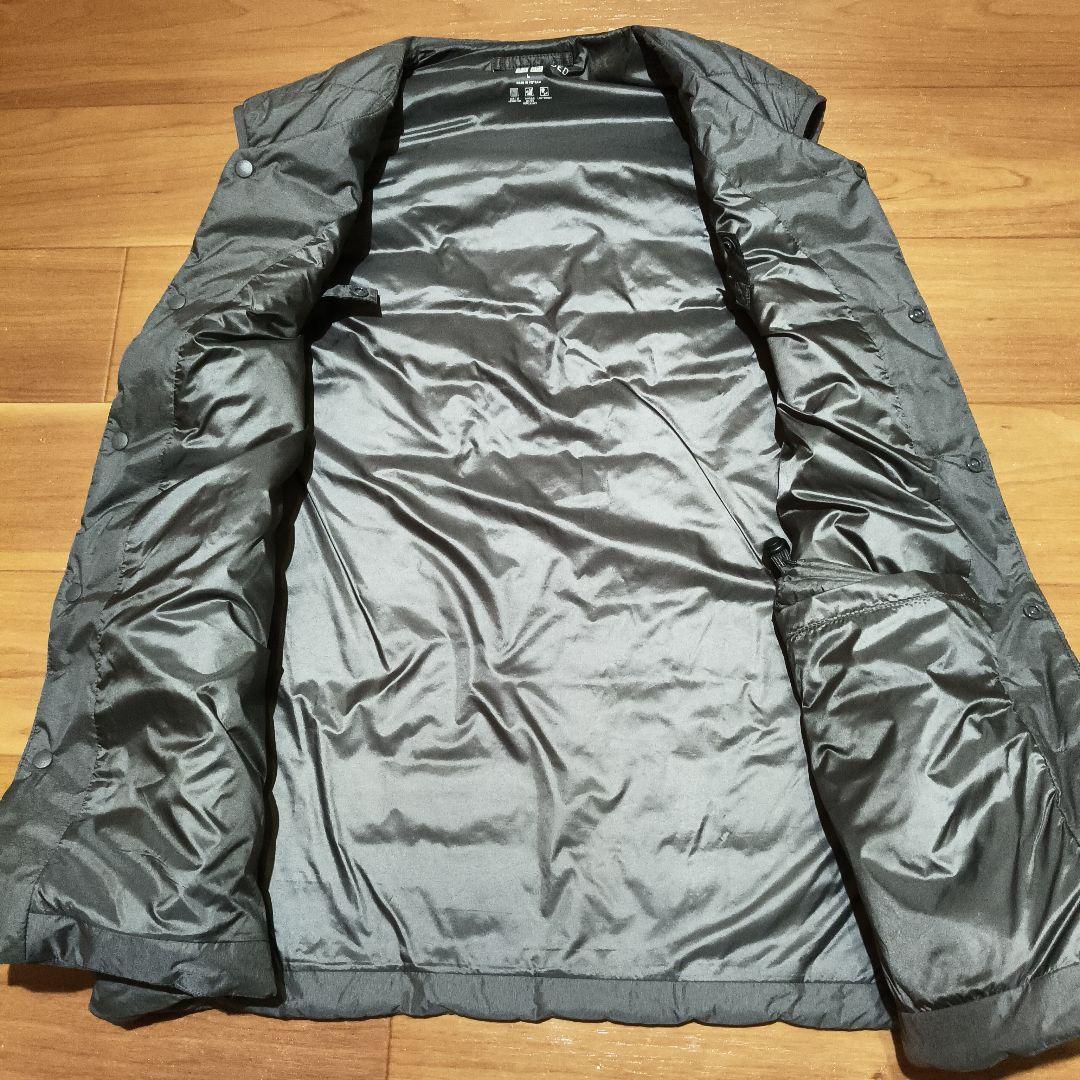 【超美品】メンズLサイズUNIQLOダウンベストパフテックコンパクトユニクロ