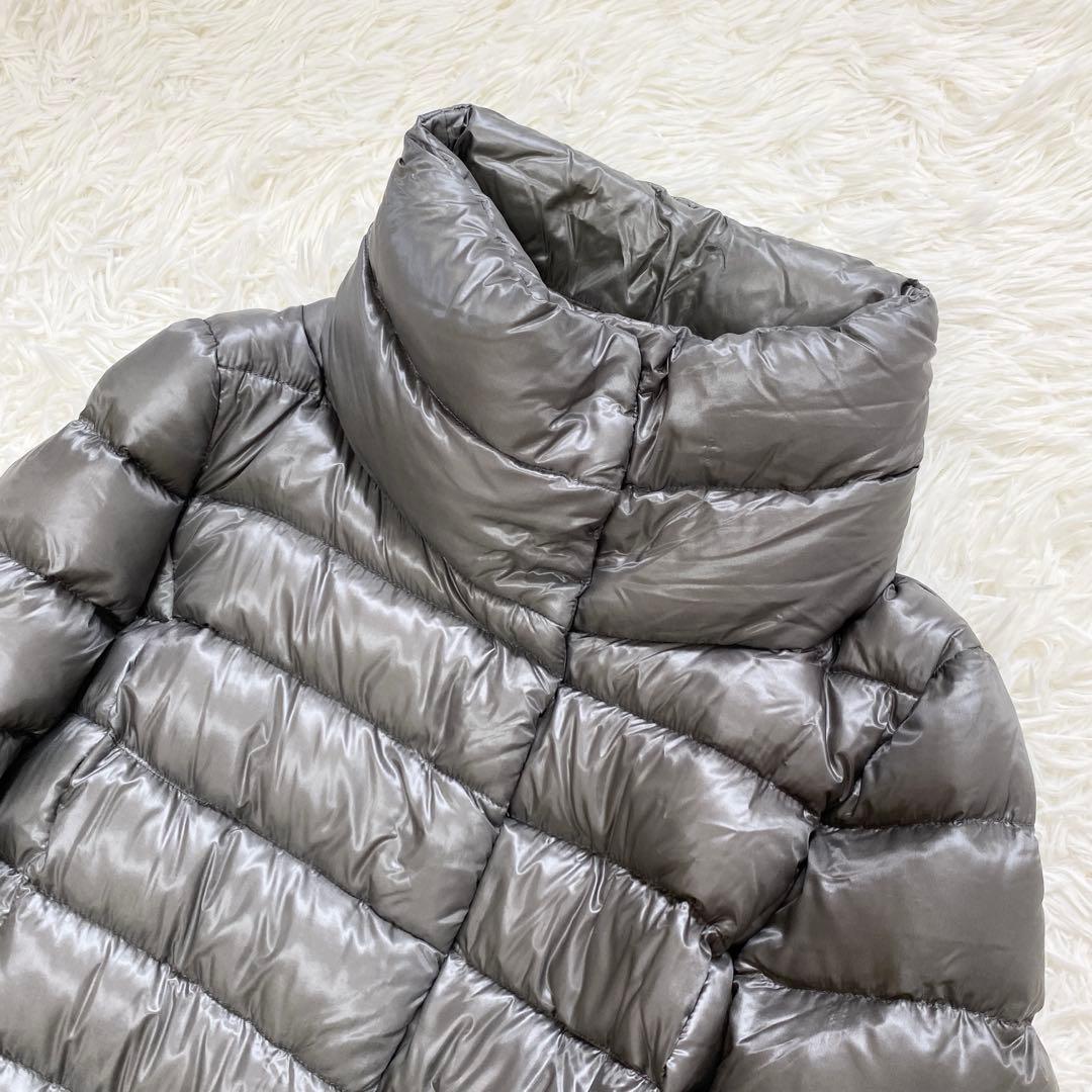 【美品】HERNO ヘルノ ロングダウンコート グースダウン95% グレー 40