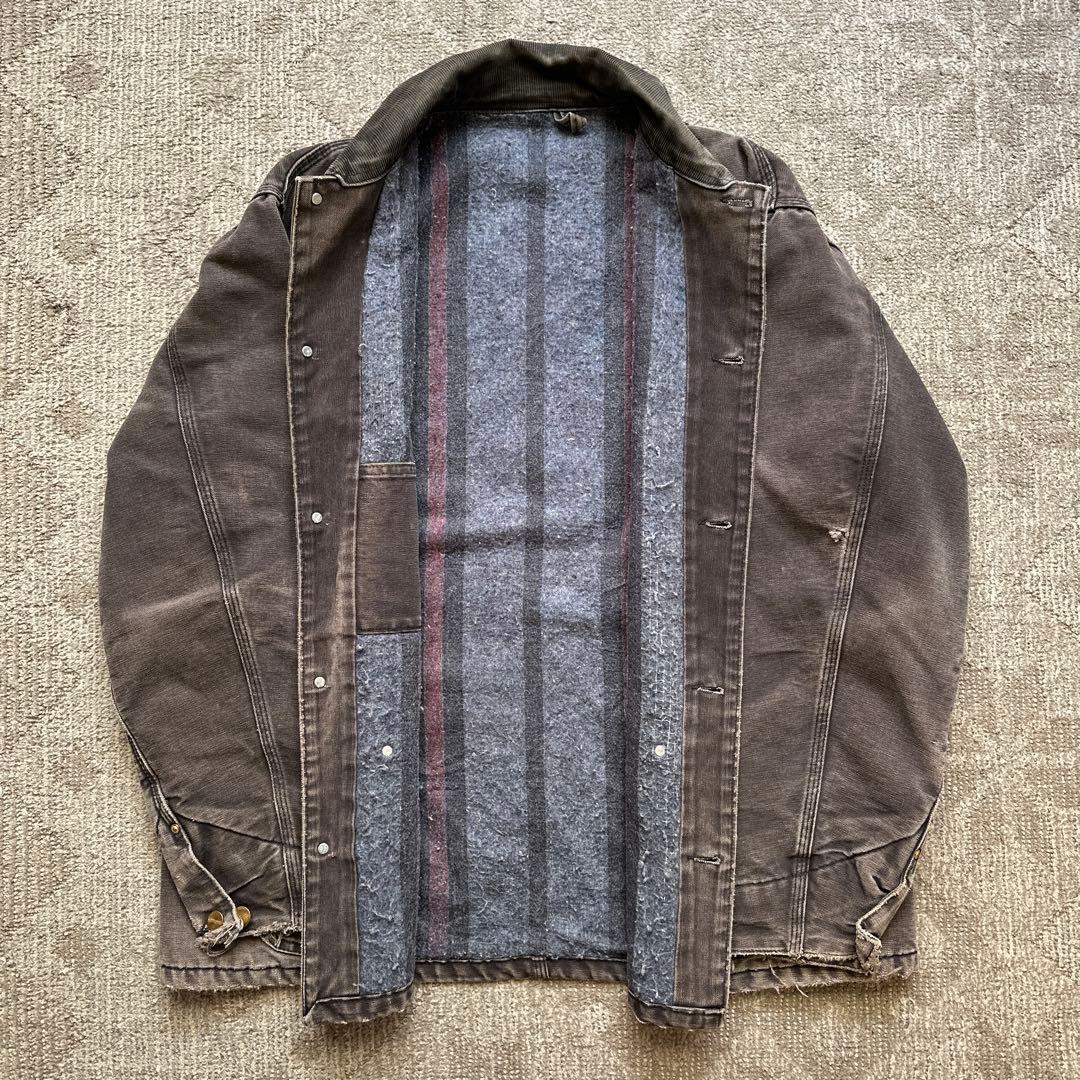 【墨黒】carhartt ミシガンチョアコート CB105 BLK