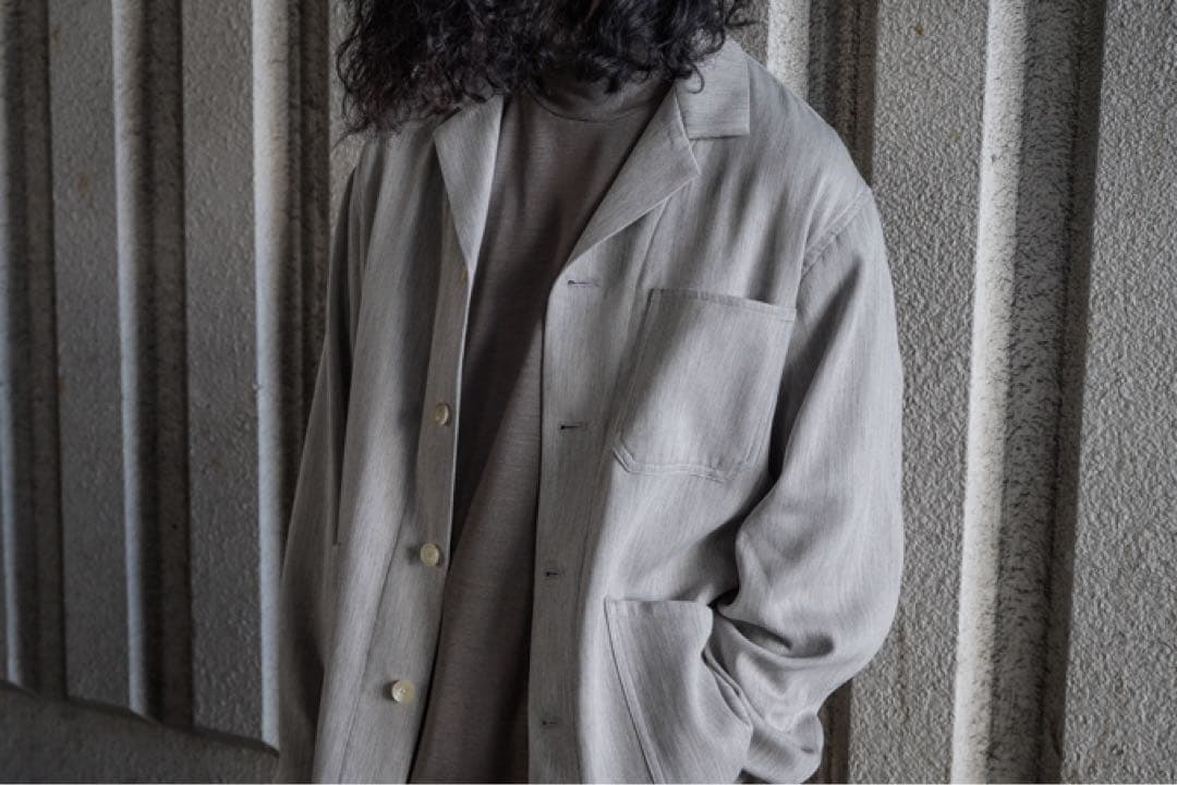 ジャケット・アウター AURALEE COTTON WOOL DOUBLE CLOTH BLOUZON