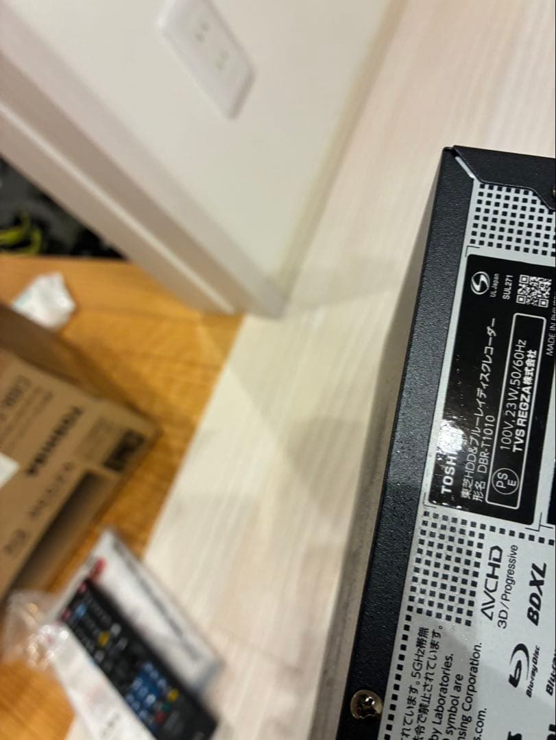 【美品】TOSHIBA DBR-T1010 1TB ブルーレイレコーダー