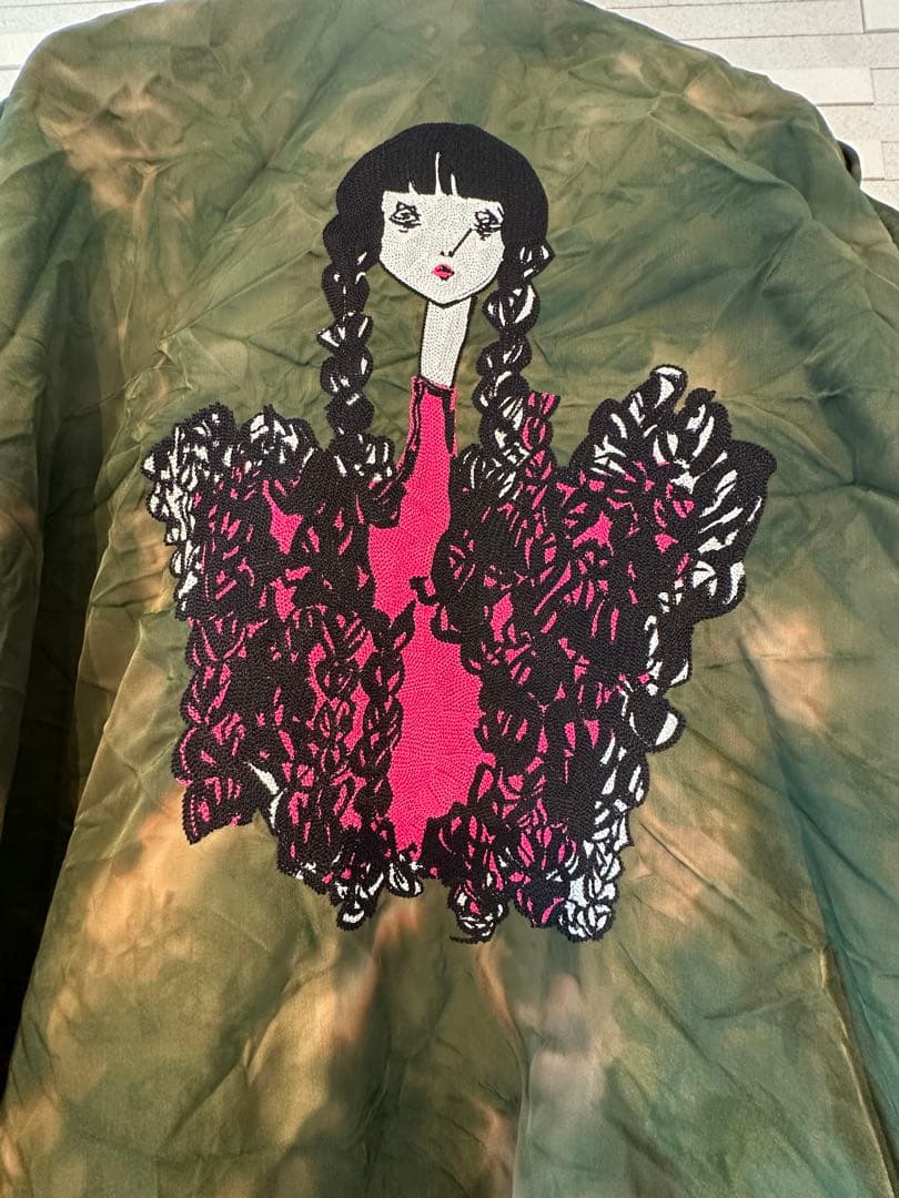 KIDILL 花柄刺繍 MA-1ジャケット