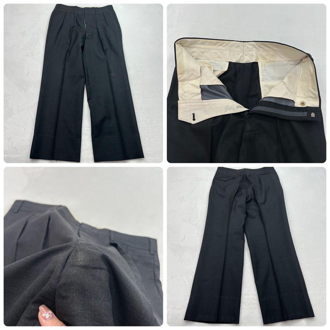 E705 XL AB6 バーバリー ダブル ラムウール混 スーツ 上下 メンズ