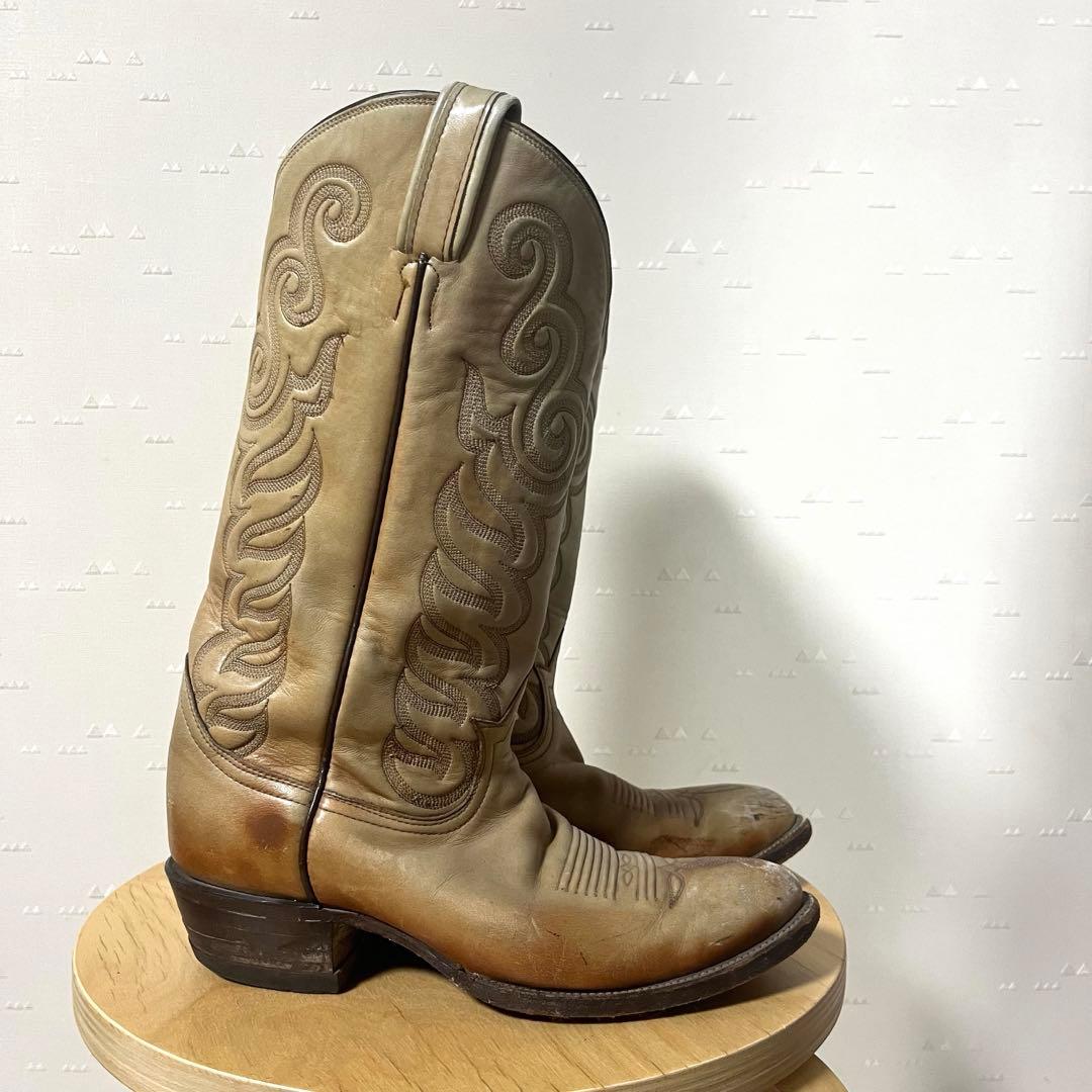 USA製 古着 60's 70's トニーラマ ウエスタンブーツ グッドフェード