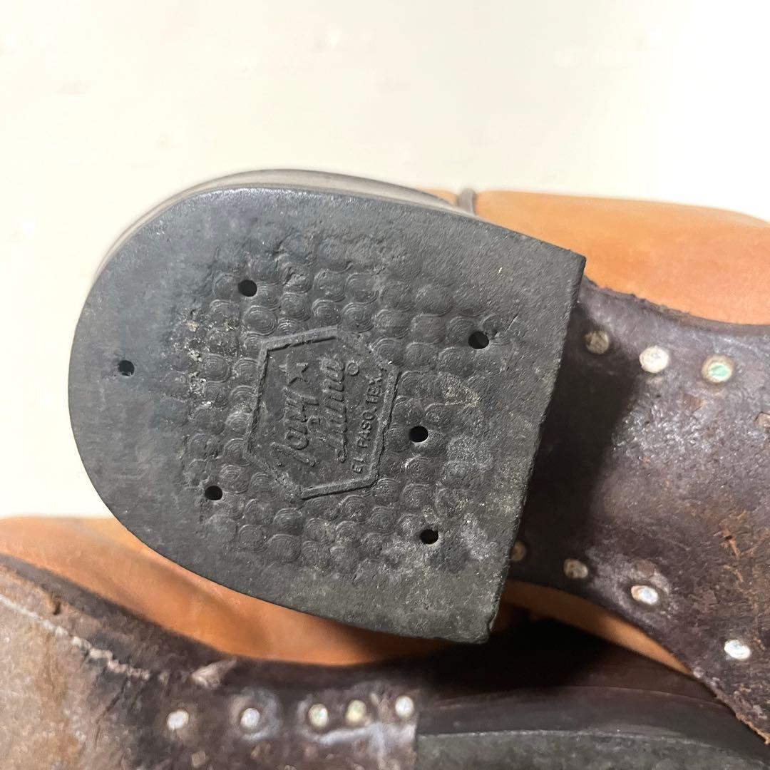 USA製 古着 60's 70's トニーラマ ウエスタンブーツ グッドフェード