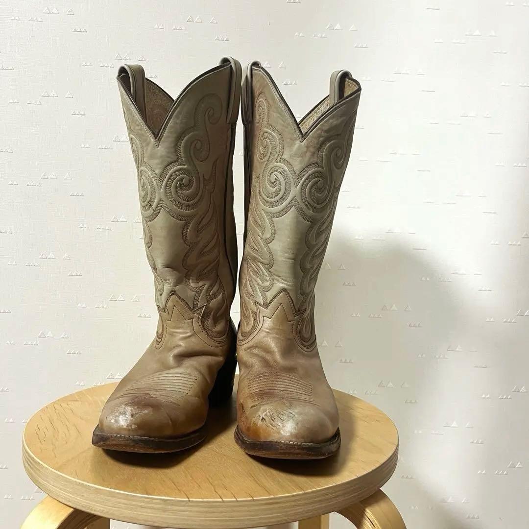 USA製 古着 60's 70's トニーラマ ウエスタンブーツ グッドフェード