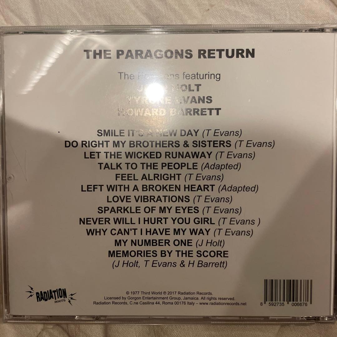 洋楽 THE PARAGONS RETURN