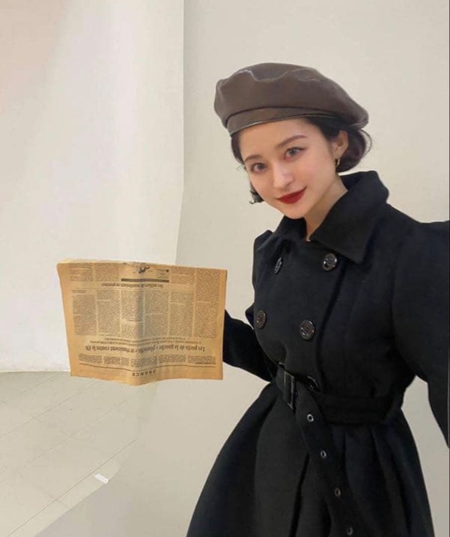 ジャケット・アウター Bibiy SOUTIEN COLLAR BELT COAT