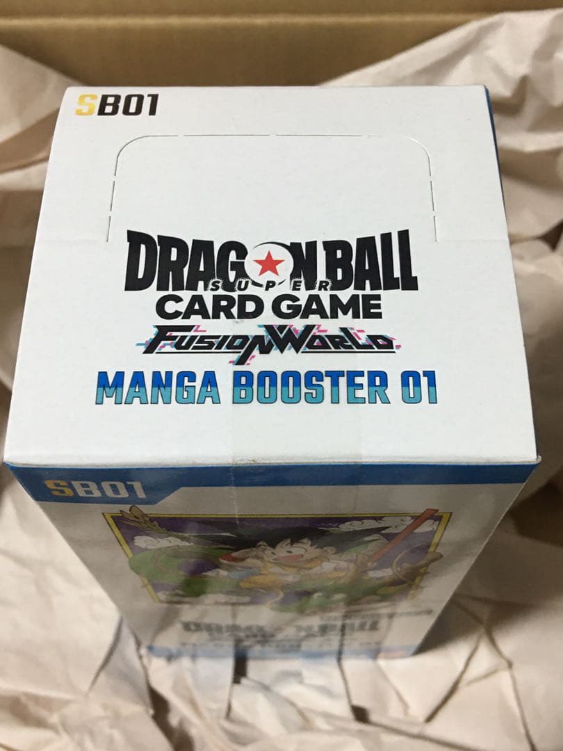 新品 未開封 テープ付きドラゴンボール MANGA BOOSTER 01 BOX