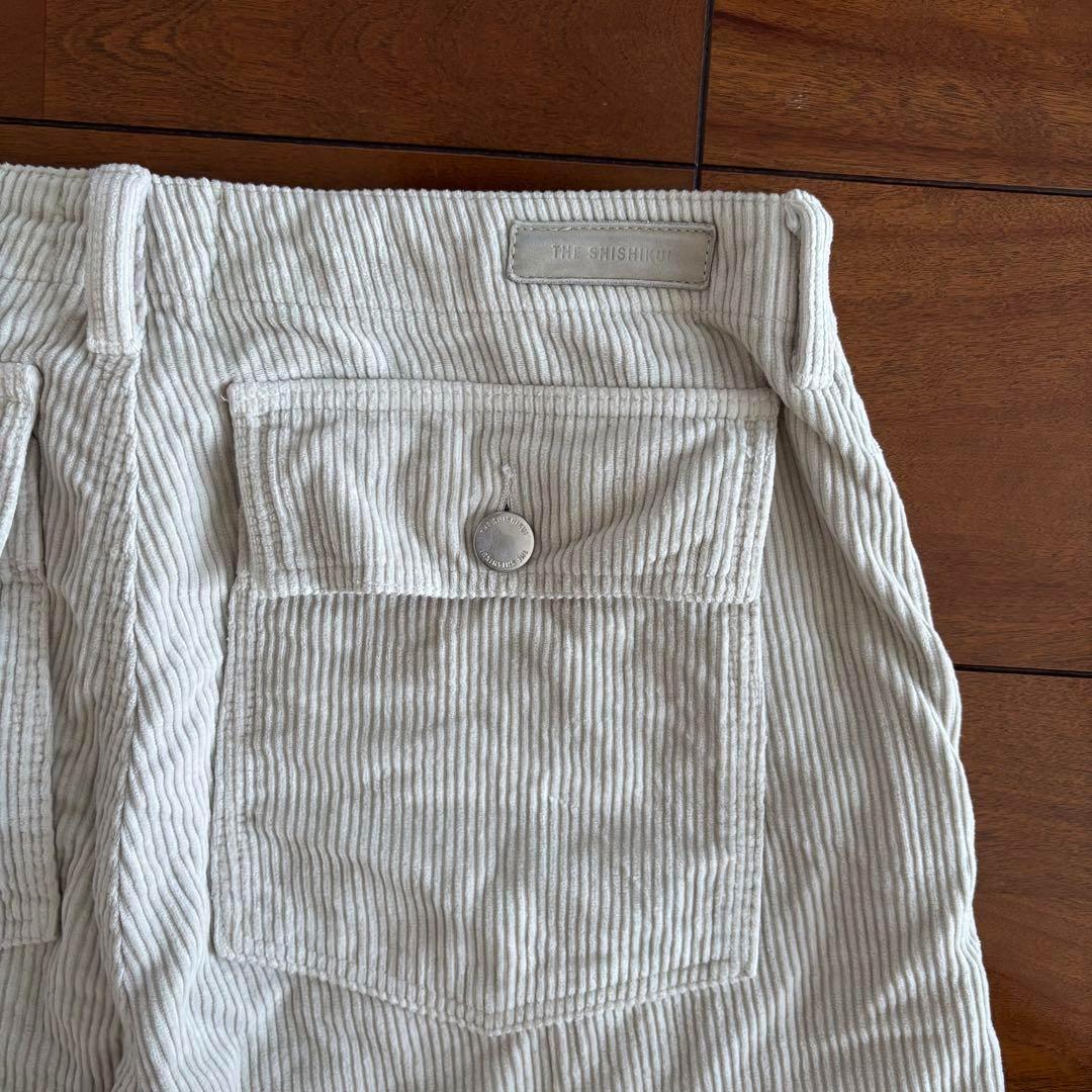 パンツ THE SHISHIKUI CORDUROY BAKER / CREAM 36