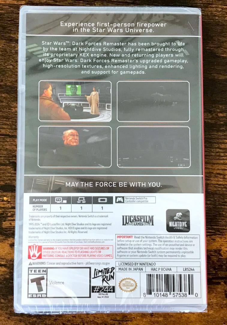スター・ウォーズ ダークフォース リマスター スイッチ