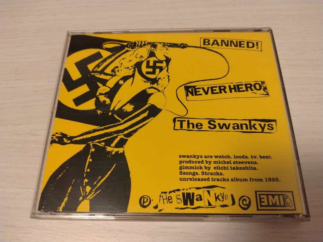 （廃盤）レアThe Swankys / NEVER HERO